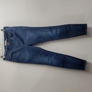 Madewell Blue High Riser Skinny Jeans Women's Size 27 Style E4872 Casual Denim